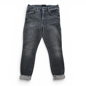 Mother The Looker Ankle Fray Jeans Size 28